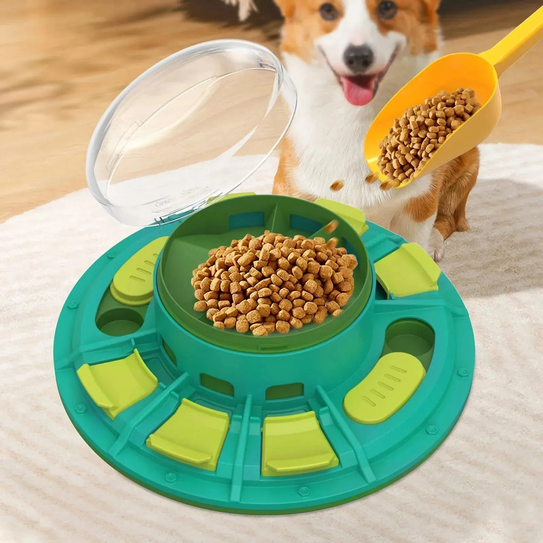 Interactive Dog Puzzle Toy For IQ Improvement And Slow Feeding Suitable For All Sizes Pets Nutritious Diet-Friendly Non-Electric Plastic Pets Game Pet Products - EX-STOCK CANADA