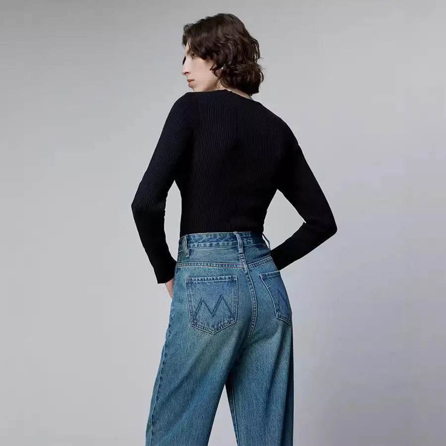 Fashion American Retro New Baggy Jeans Pant Women - EX-STOCK Canada