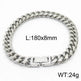 Cuban Link Chain Trimming Chain Jewelry Buckle Titanium Steel Bracelet - EX-STOCK Canada