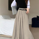 Women's All-matching Slim Fit Temperament Pleated Maxi Skirt - EX-STOCK Canada