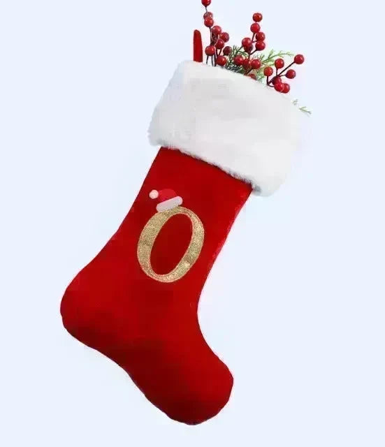 Christmas Letter Christmas Stockings Decorative Pendant - EX-STOCK CANADA