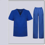 Women Nurse Uniform Female - Hospital Nurse Costume - V Neck Top Pants Set - EX-STOCK Canada
