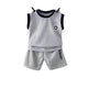 Children's Vest Suit Western Style Sleeveless Waffle two piece for boys casual wears for boys. - EX-STOCK Canada