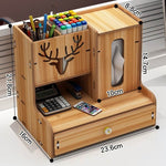 Minimalist Wooden Desk Organizer Office Table Organizer - EX-STOCK Canada