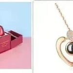 Hot Valentine's Day Gifts Metal Rose Jewelry Gift Box Necklace For Wedding Girlfriend Necklace Gifts - EX-STOCK CANADA