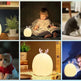 Baby Feeding, Adjustable, Creative, Rabbit, Elk Touch Light, Clap Light, Small Electric Light, Soft Baby Lamp toy - EX-STOCK CANADA