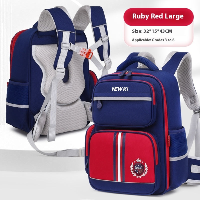 School Student Schoolbag Children's Waterproof Backpack Wear-resistant Men And Women EX-STOCK