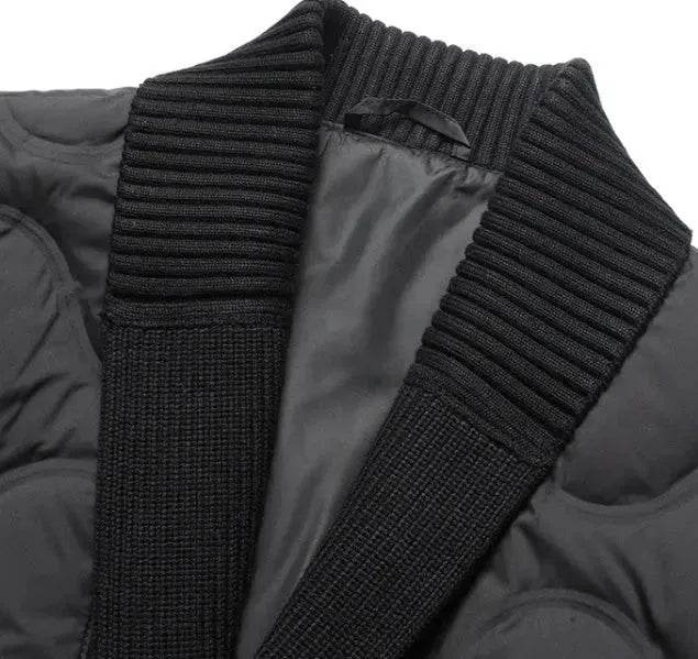 Light Luxury Men's Mid-length Down Jacket Dad Wear Winter jacket - EX-STOCK Canada