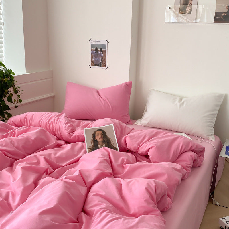 Four-piece Cotton Bed Sheet Duvet Cover Duvet Cover Bedding EX-STOCK Canada 