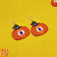 Halloween Day Ornament Colorful Ghost Eyes Funny Acrylic Earrings For Women - EX-STOCK Canada