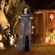 HOMCOM 6 Life Size Outdoor Halloween Decoration, Classic Black And White Striped Clown Animatronic, Sound And Motion Activated Animated Prop With Light Up Eyes Sounds - EX-STOCK Canada