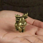 Christmas Sled Creative Antique Reproduction Distressed Ornaments Brass Crafts - EX-STOCK CANADA