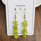 Handmade DIY Natural Crystal Stone Beaded Earrings - EX-STOCK Canada