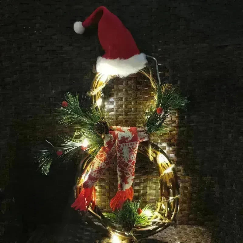 Christmas Decorations Christmas Lights Decoration Vine Circle - EX-STOCK CANADA