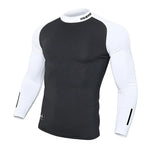 Workout Clothes Contrast Color Slim Fit T-shirt Men - EX-STOCK CANADA