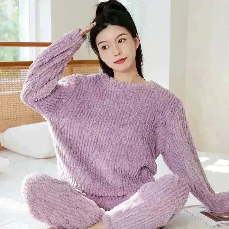 New Casual Plus Size Pajamas Suit - EX-STOCK CANADA