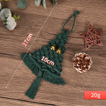 Hand-woven Cotton String Christmas Tree Decoration Pendant