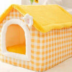 Foldable Dog House Pet Cat Bed Winter Dog Villa Sleep Kennel Removable Nest Warm Enclosed Cave Sofa Pets Supplies - EX-STOCK Canada