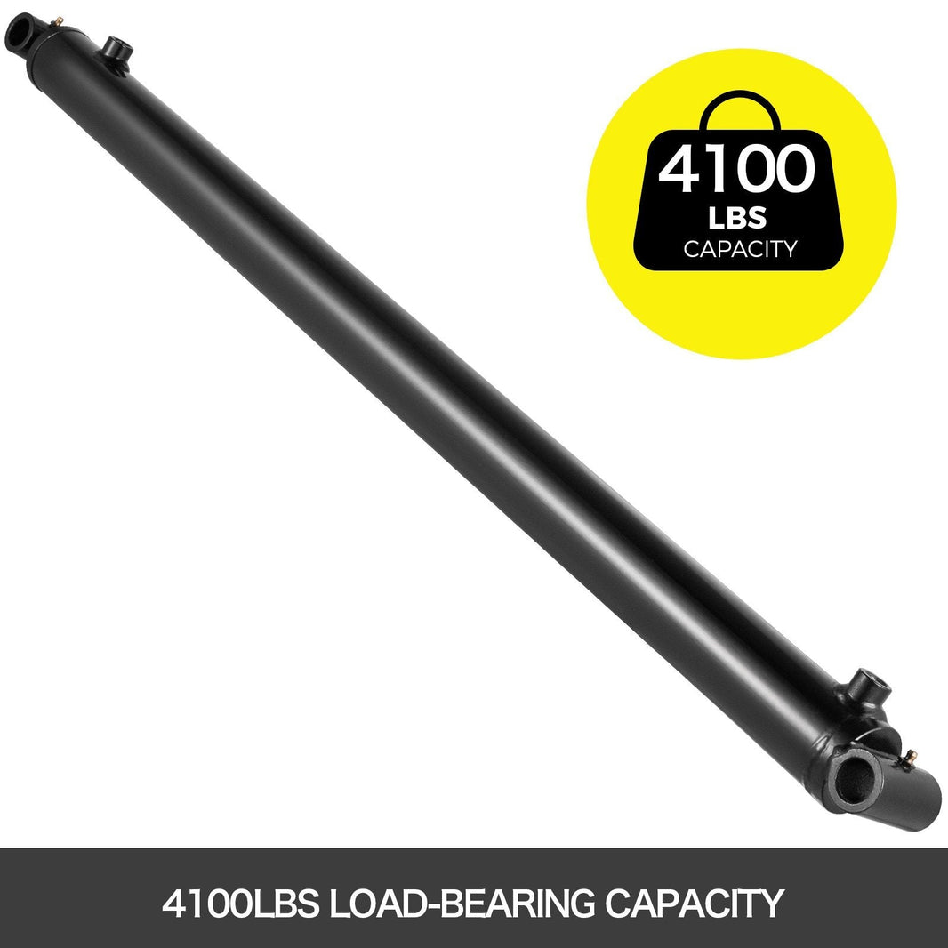 Hydraulic Cylinder 2 Bore 36 Stroke Hydraulic Ram Cylinder 3000psi Hydraulic Cylinders Welded Double Acting Cross Tube SAE6 Port Hydraulic Lifting Cylinder EX-STOCK