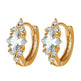 European And American Personalized Square Zircon Earrings - EX-STOCK CANADA