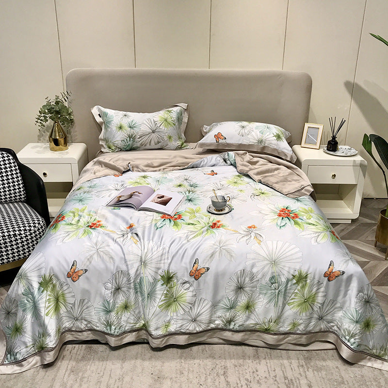 High-end Tencel Summer Cooling Duvet Four-piece Set EX-STOCK Canada 