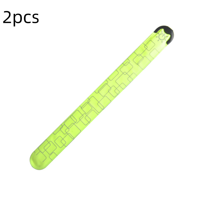 Two green nail files on a white background