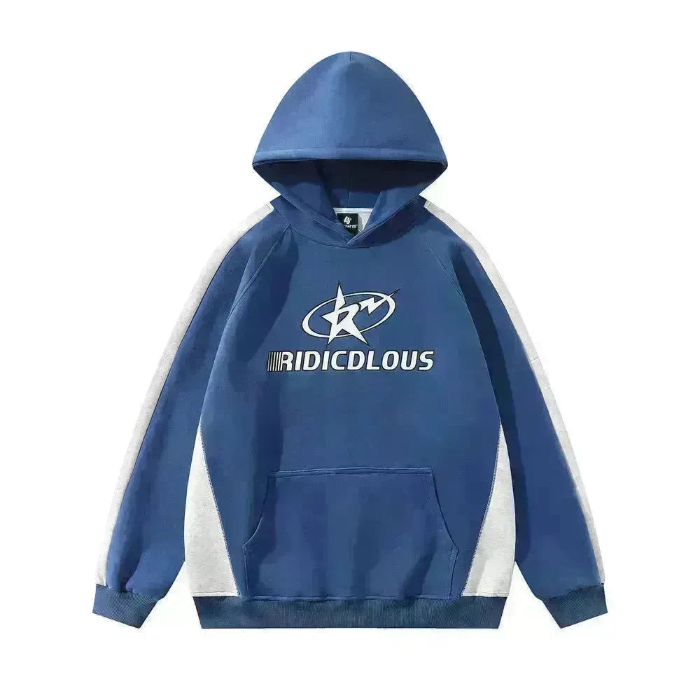 Fall American star Printed Hoodie Sweatshirt Pullover High Street Fashion - EX-STOCK CANADA