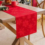 Christmas Table Runner Dark Jacquard Dining Table - EX-STOCK CANADA