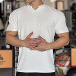 Anti Wrinkle Men Short Sleeve Active wear T-shirt for Workout Gym trainings - EX-STOCK Canada