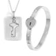 Men And Women Couple Love Lock Alloy Bracelet - EX-STOCK CANADA