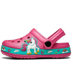 2-6y Kids Summer Boys Girls Sandals Flat Heel Cartoon Soft Bottom Beach Slippers Children Garden Shoes - EX-STOCK Canada