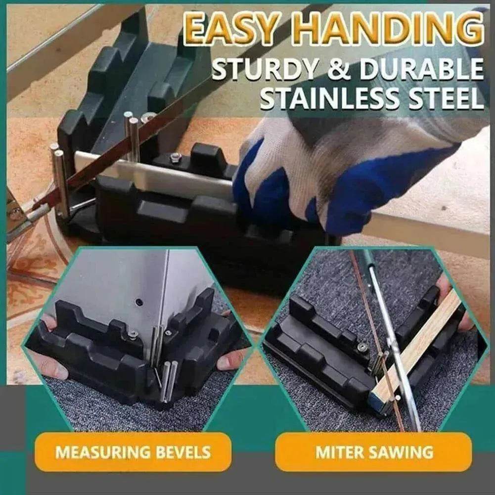 2 In 1 Miter Measuring Cutting Tool - Measuring And Sawing Miter Angles Cutting Tool - EX-STOCK Canada