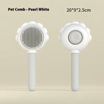2 In 1 Self Cleaning Dog Brush Comb With Spray Pets Grooming Hair Remover Combs Brush Floating Hair Pet Grooming Brush Pet Products EX-STOCK Canada 