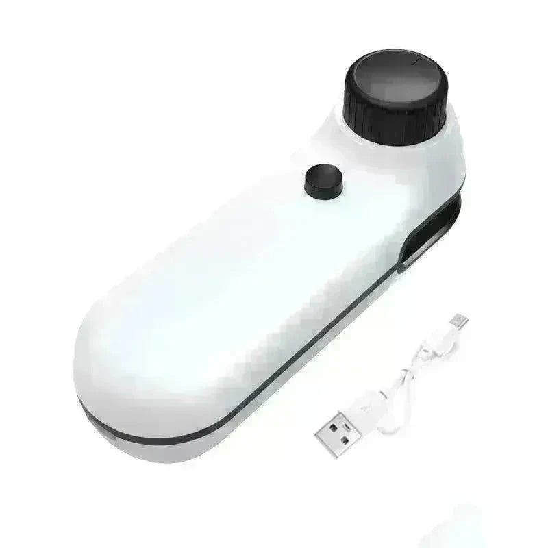 2-in-1 Mini Bag Sealer & Cutter: Rechargeable Heat Seal - EX-STOCK CANADA