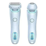 2 In 1 Hair Removal Epilator USB Rechargeable Trimmer Women Body Razor Face Leg Armpit Bikini Hand Pubic Shaver Hair Remover - EX-STOCK CANADA