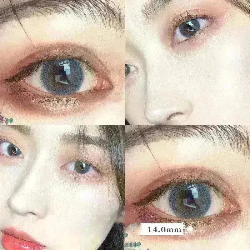 2 pieces Annual throw Russian girl blue color contacts lenses - EX-STOCK CANADA