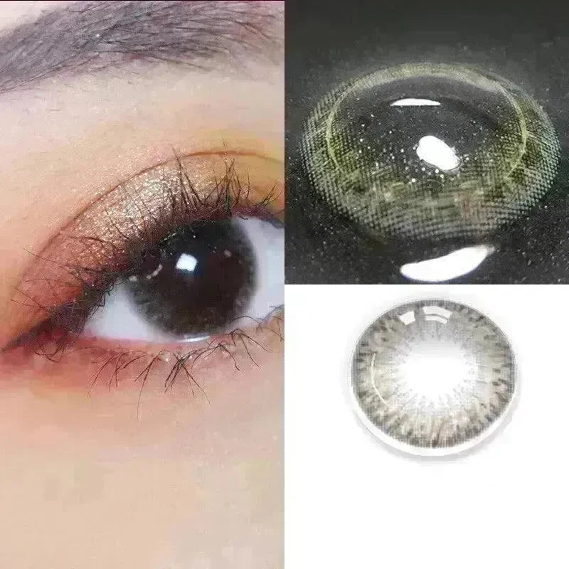 2 pieces Annual throw Russian girl blue color contacts lenses - EX-STOCK CANADA