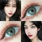 2 pieces Annual throw Russian girl blue color contacts lenses - EX-STOCK CANADA