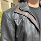BOL Men's Double Collar Leather Bomber Jacket 