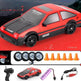سيارة درفت RC 2.4G 4WD لعبة سيارة درفت RC سيارة التحكم عن بُعد نموذج GTR AE86 سيارة لعبة سباق RC للأطفال هدايا عيد الميلاد - EX-STOCK Canada
