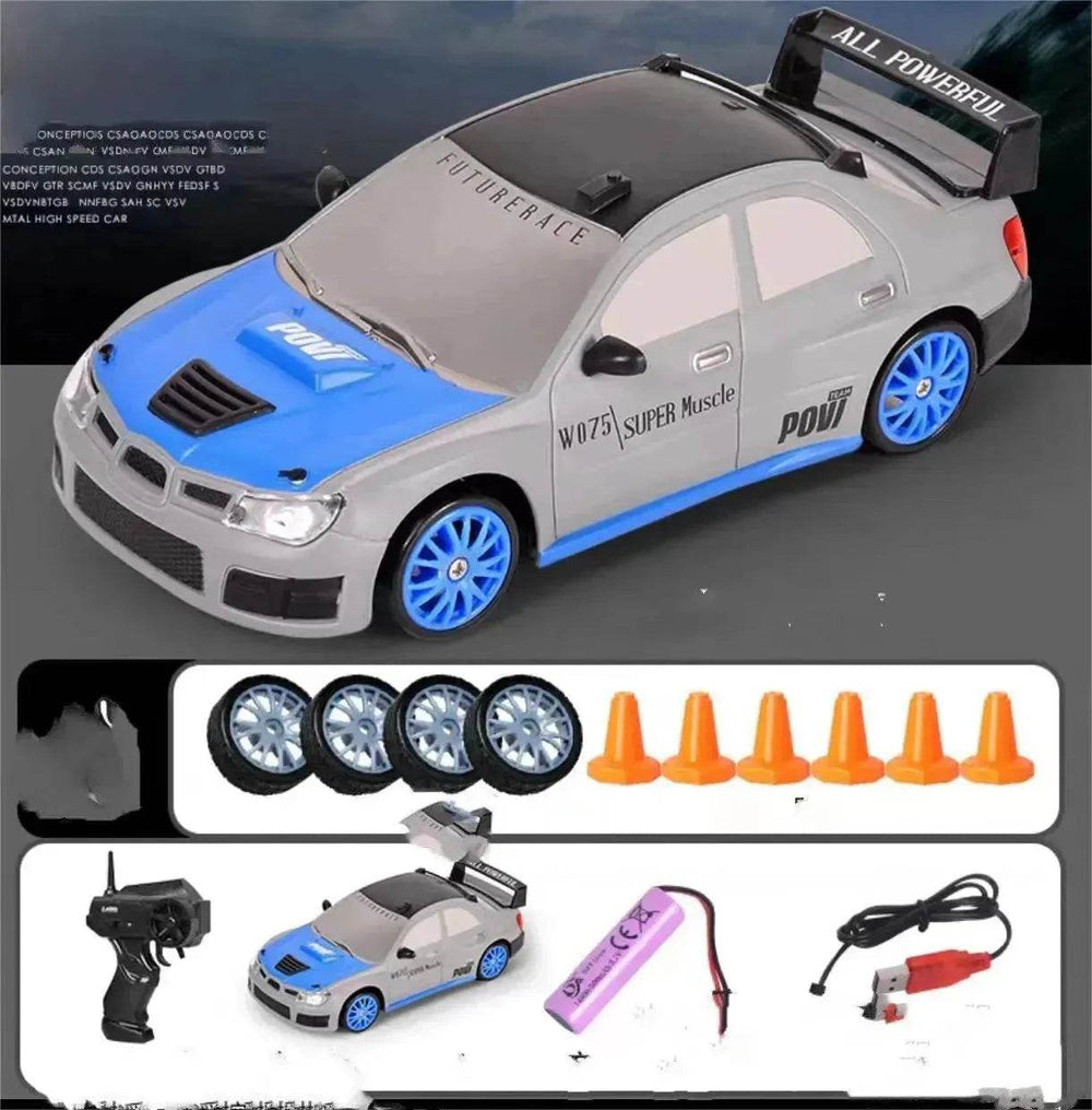 سيارة درفت RC 2.4G 4WD لعبة سيارة درفت RC سيارة التحكم عن بُعد نموذج GTR AE86 سيارة لعبة سباق RC للأطفال هدايا عيد الميلاد - EX-STOCK Canada