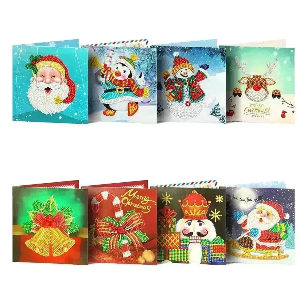 Handmade DIY Christmas Card Piece Diamond Painting - EX-STOCK CANADA