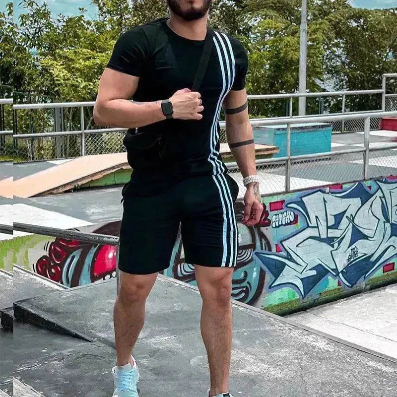 2025 Men's Summer Short Sports Trendy Track Suit - EX-STOCK Canada