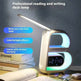 2025 New B-Shaped Portable Bluetooth Speaker Multifunctional Smart Music Rhythm LED Lighting Phone Wireless Charger TF Card AUX Input Standard Mode - EX-STOCK Canada