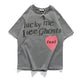 2024 Summer Printed Heavy Loose OVERSIZE Round Neck Short Sleeve Unisex T-shirt - EX-STOCK CANADA