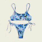 2025 Summer Vibe Flowers Print Charming Bikini for Beach Swimming Fashion Push Up Swimsuit Womens Clothing - EX-STOCK Canada
