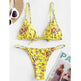 2025 Summer Vibe Flowers Print Charming Bikini for Beach Swimming Fashion Push Up Swimsuit Womens Clothing - EX-STOCK Canada