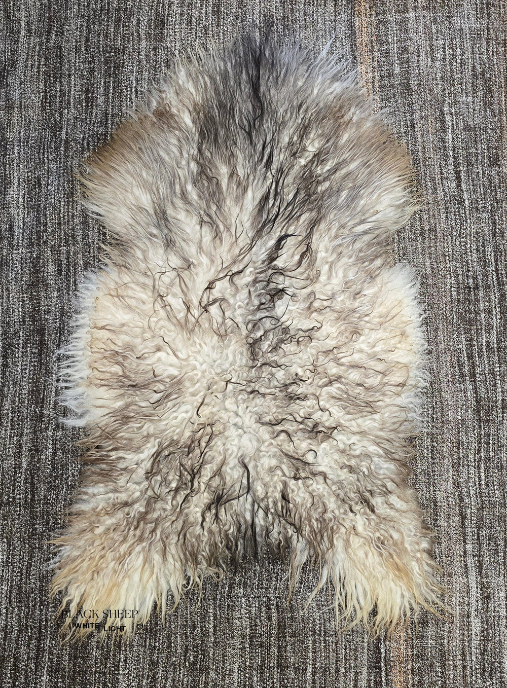 Natural Curly Grey Icelandic Sheepskin EX-STOCK Canada 