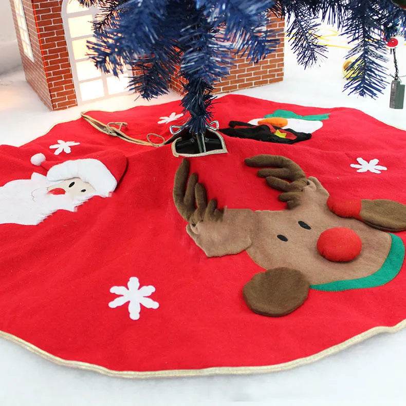 Christmas Tree Skirt High Grade Hotel Christmas Decoration Tree Skirt Layout - EX-STOCK Canada