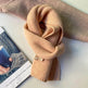 Women's Sweet Version Fleece Solid Scarf Autumn And Winter - EX-STOCK Canada